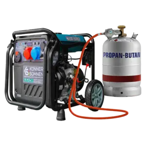 Könner & Söhnen LPG/gasoline inverter generator KS 8100iEG 1/3